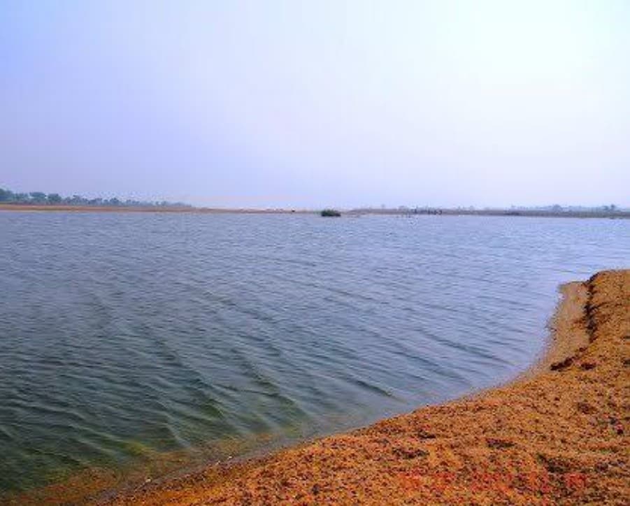 Mayurakshi River Valley Dumka — clear rocky river channel through forested Santhal Parganas plateau, Jharkhand