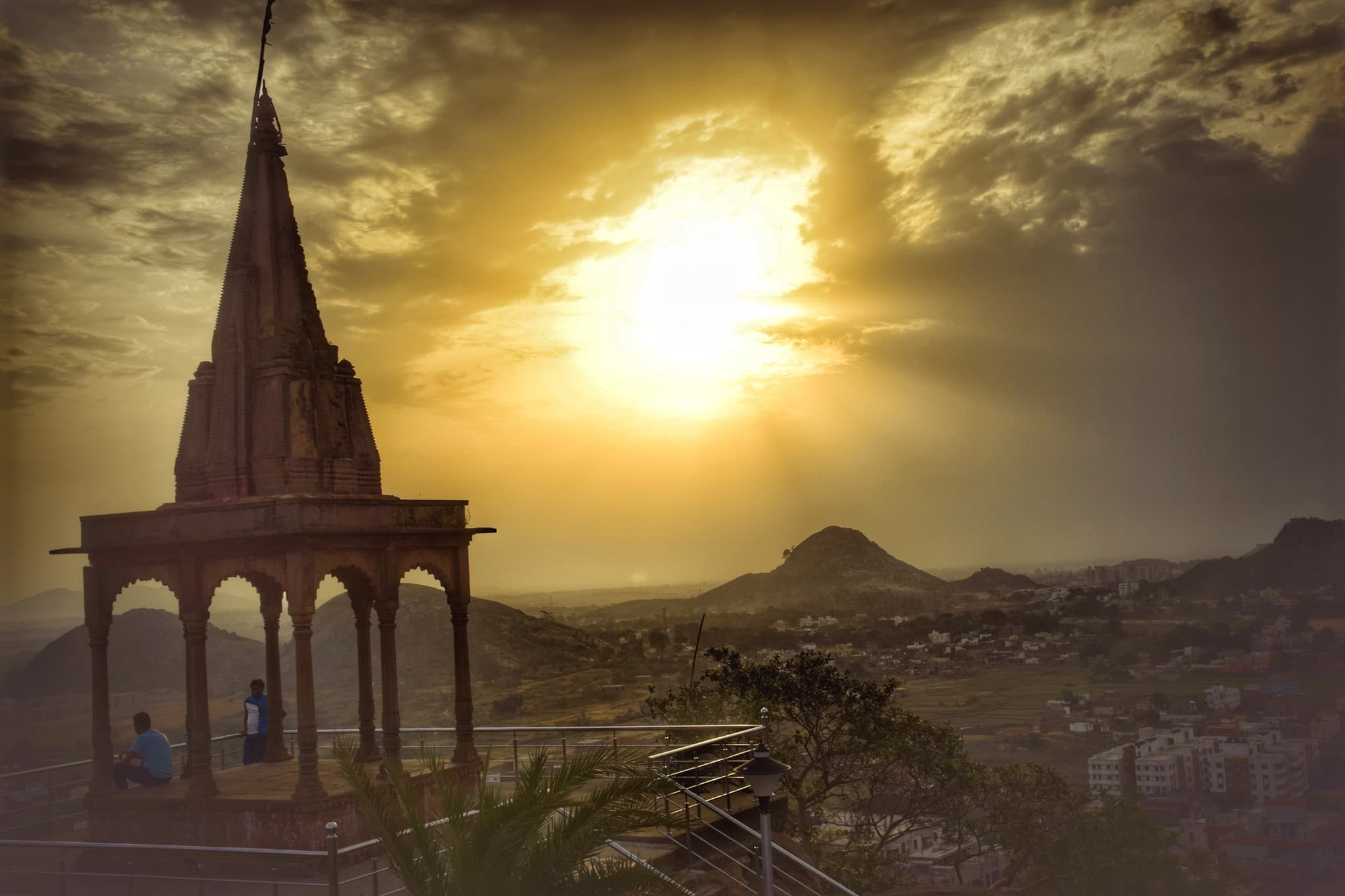 Tagore Hill Ranchi — rocky hilltop in Morabadi with panoramic view of Ranchi city, Jharkhand