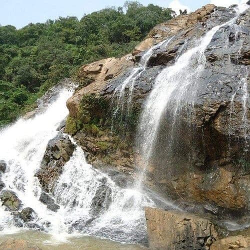 Lupungutu Falls — forest cascade through Ho tribal landscape, West Singhbhum, Jharkhand
