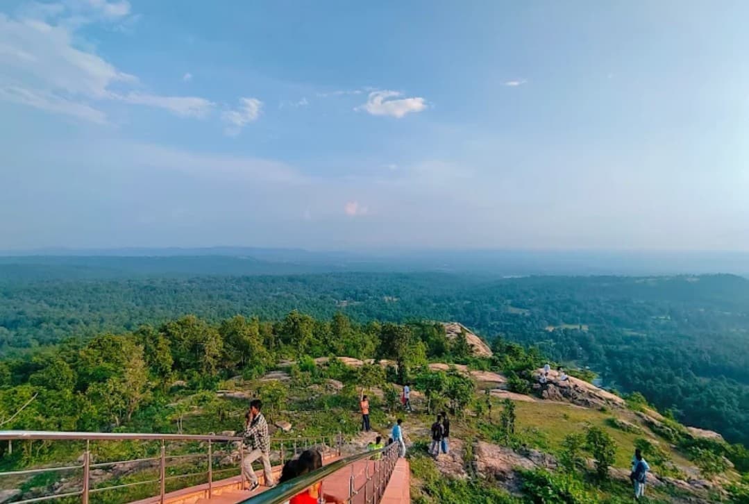 Dombari Buru memorial hill — sacred Ulgulan massacre site with tribal heritage memorial, Khunti district, Jharkhand