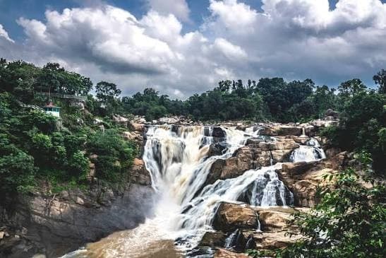 Dassam Falls — ten-stream waterfall on the Kanchi River, 40 km from Ranchi, Jharkhand